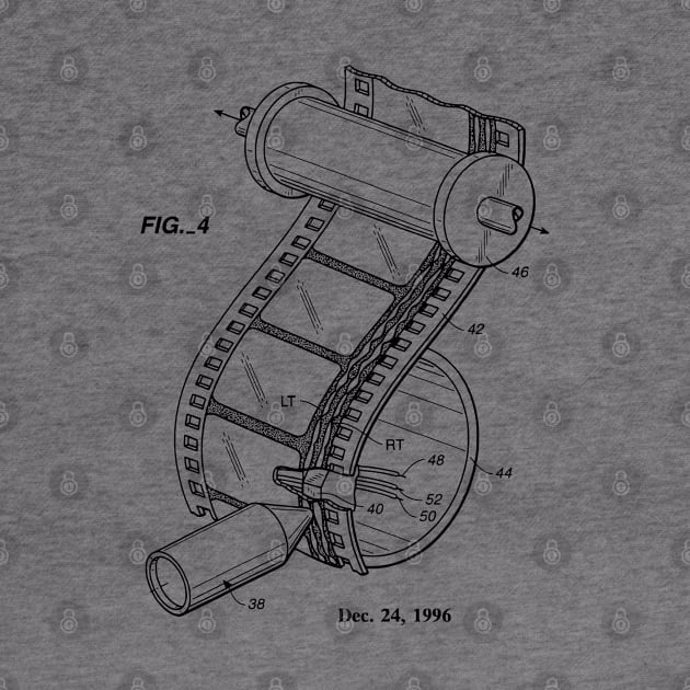 Film Editor Gift Patent Image 1996 by MadebyDesign